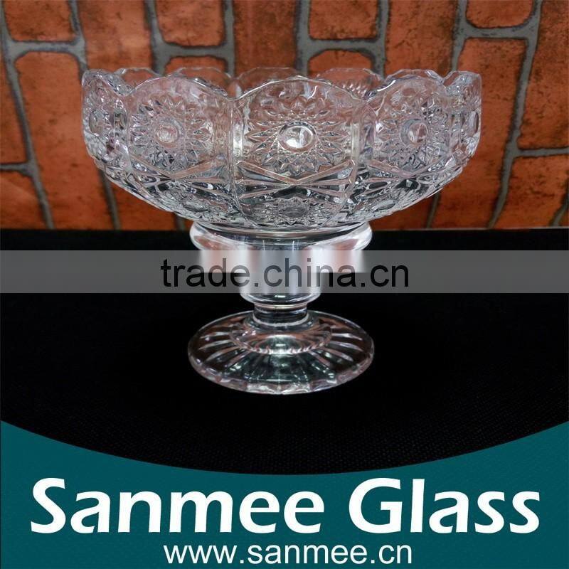 Wholesale Middle Size Ice Cream Glass Cup
