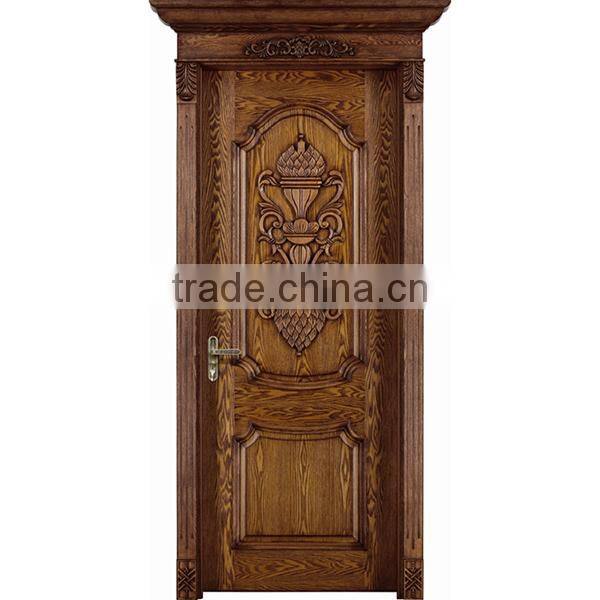 Handcarve Interior Mahogany Single Door Made Luxury and Antique BF11-0520b