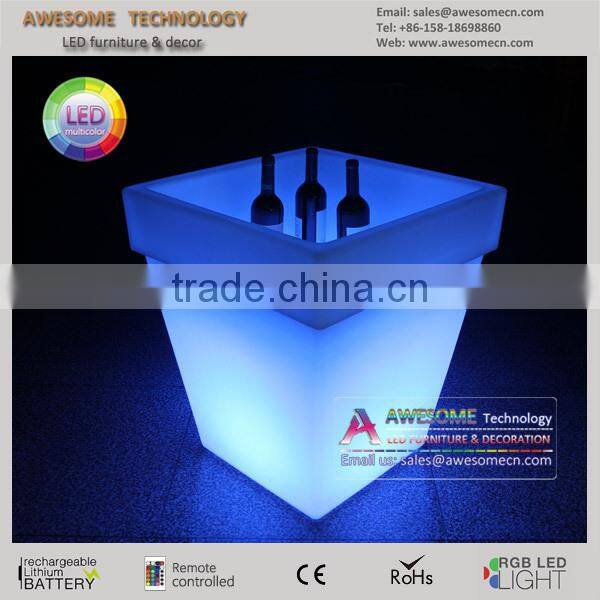 rectangular led flower pots