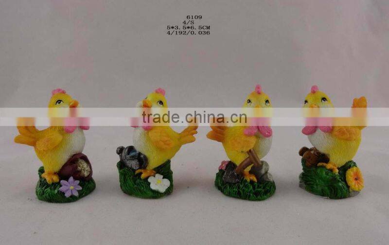 2017 new year resin zodiac chicken for sale