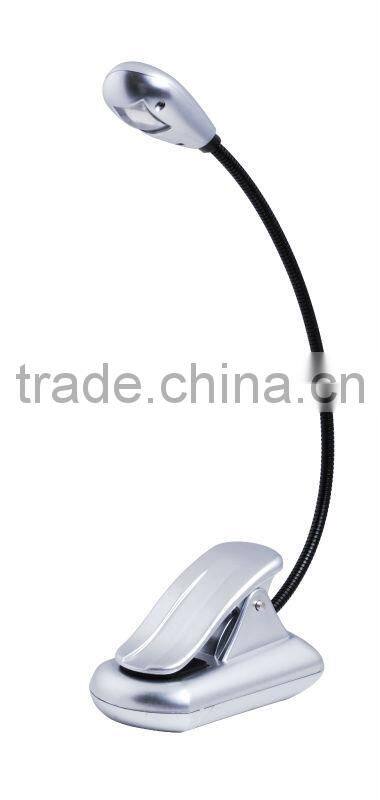 led book light with clip