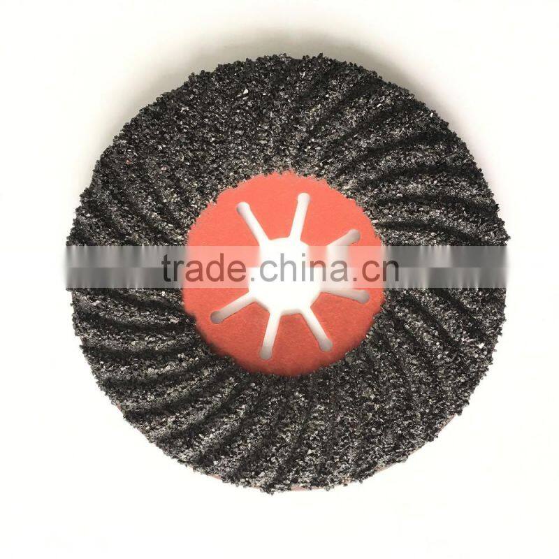 4" 100MM Semiflex Grinding Disc Wheel Abrasive Silicon Carbide Aluminium Oxide Sanding Fibre disc Resin Sand Wheel