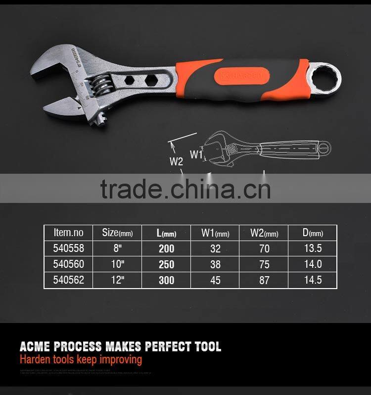 Professional adjustable wrench special wrenches furniture tools flexible adjustable wrench