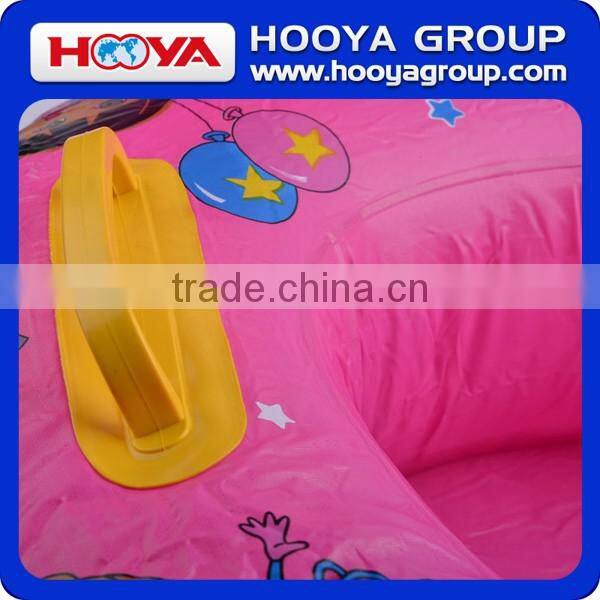 TY86818 Lovely thick popular girl design inflatable boat swimming ring