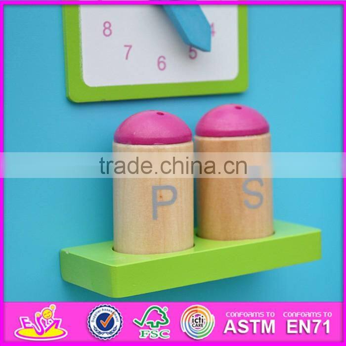 2016 Best sale preschool pretend play wooden boys toy kitchen W10C181