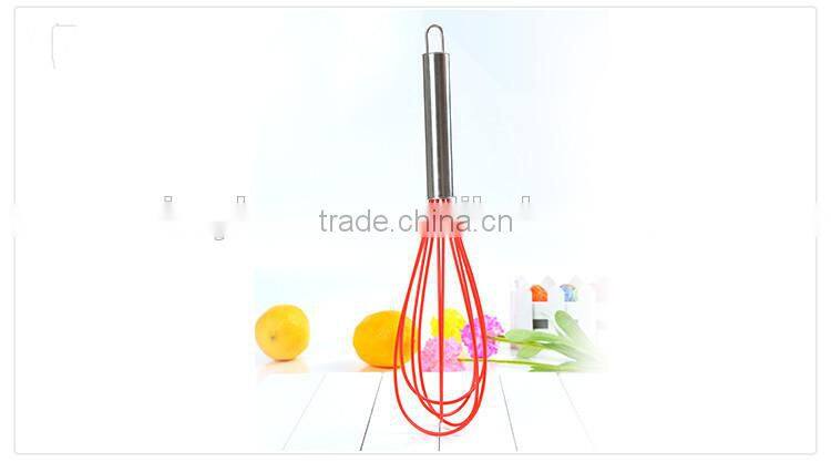 Intelligent kitchen special convenient manual silicone rubber egg whisk