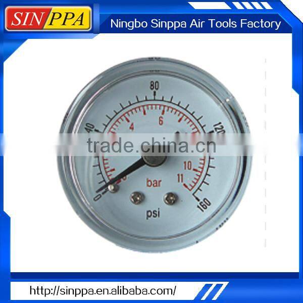 Steel Case Brass Internal 40MM Dial Centre Back Connection Pressure Gauge GB4004