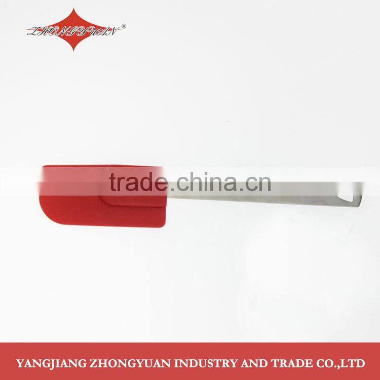 Chef's good hlper baking tools silicone scraper with stainless steel handle