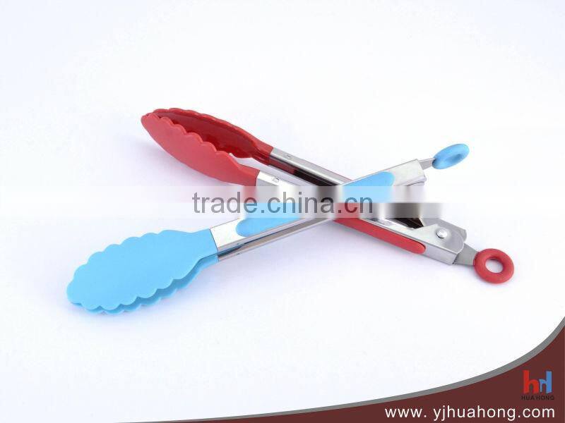 High Quality Nylon Locking Kitchen tongs/Food Tongs