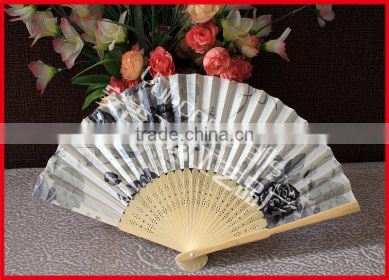 Chinese bamboo fabric crafts fan