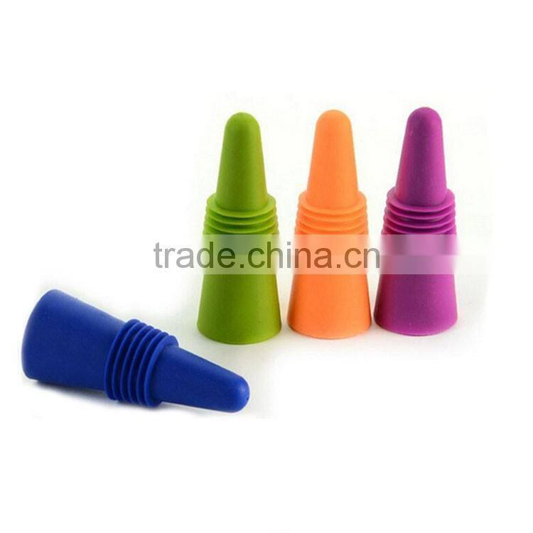 Lottie new product food grade silicone wine bottle stopper/silicone wine stopper ,FDA Food Grade Silicone Wine Bottle Stopper