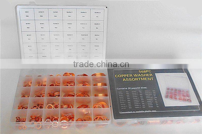Copper Ring Kit ( 30 Size, 568pcs )