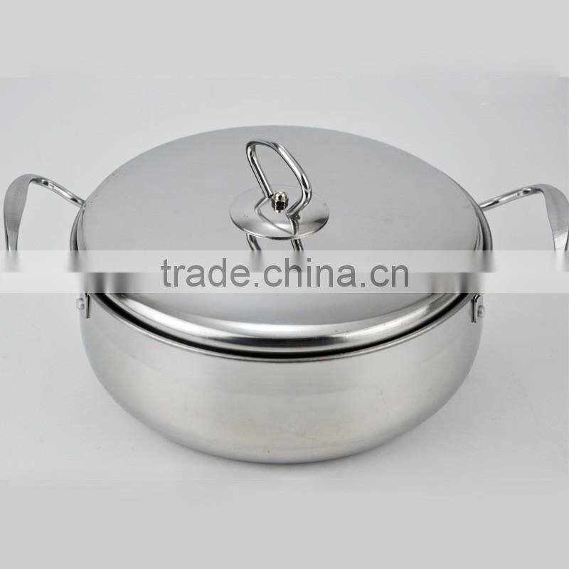 24-30cm 8 pcs Stainless steel stockpot and cooking pot