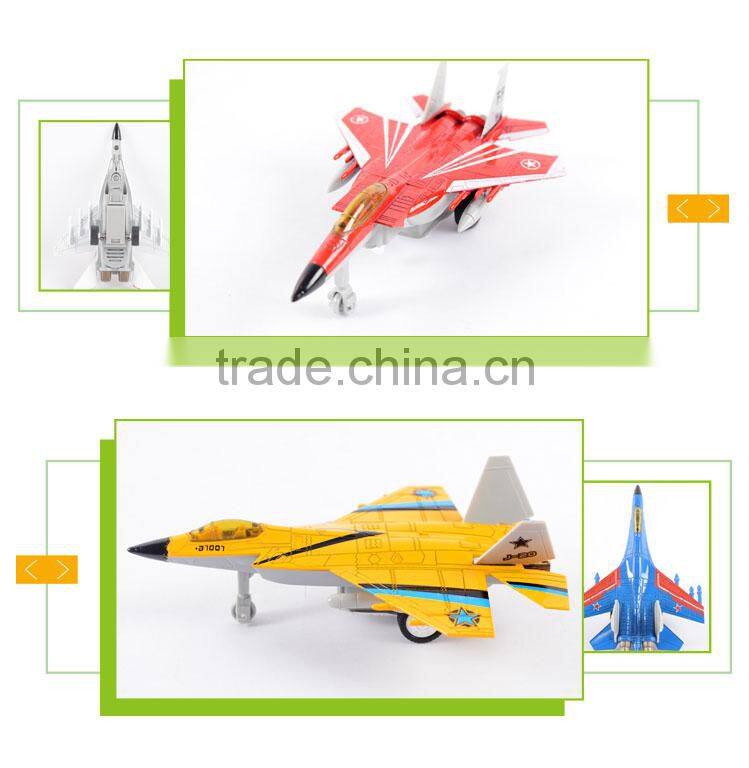 Hot selling kids alloy toy electric music diecast aircraft model