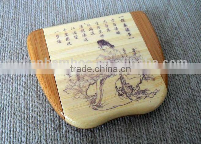 hot selling reusable bamboo cosmetic mirror