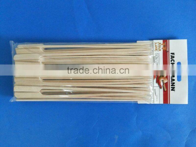 Guangxi eco friedly BBQ flat paddle bamboo skewer