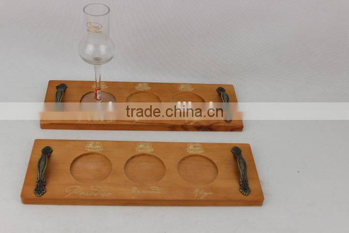 Cheap Eco-Friendly Wooden Tray With Handle