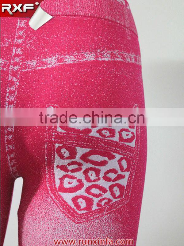 Ladies seamless Jeans legging