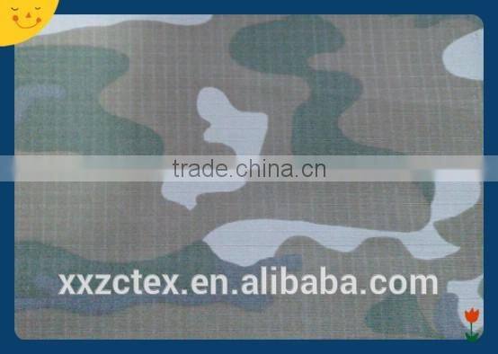 T/C polyester/cotton water-proof camouflage ripstop fabric for uniform