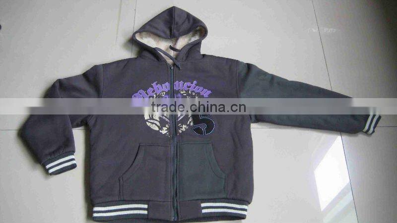 Men's clothing leisure even cap jacket