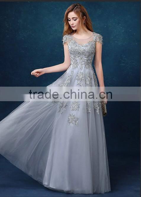 short sleeve lace party evening fashion night dress patterns