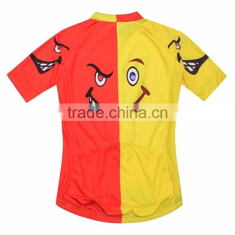 OEM 100%polyester sublimated cycle jersey custom Lightweight bike uniform italian fabric