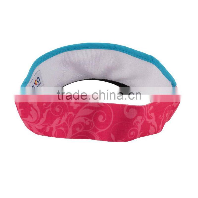 running sportswear visor cap, sublimation printed running cap