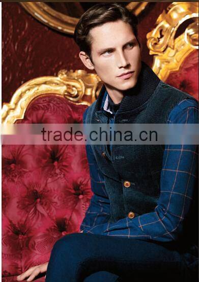 bespoke fashion design cheap price men vest casual style