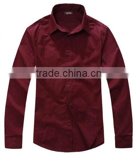 OEM Men's casual shirt in Guangzhou garment factory
