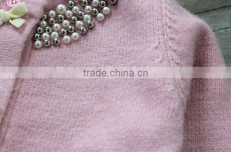 Hot Sale Baby Cardigan Knitting Pattern 100% Alpaca Children Cardigans