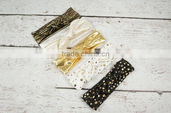 Leather bow hair accessories