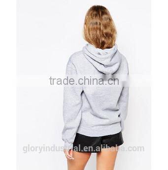 2015 fashion design women cheap fleece hoodie
