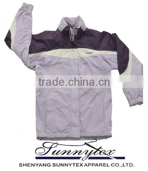 3 in 1 jacket water resistant polyester 2017 new jacket
