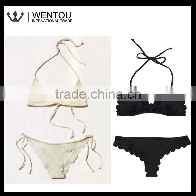 New Arrival Scalloped Women Swimwear