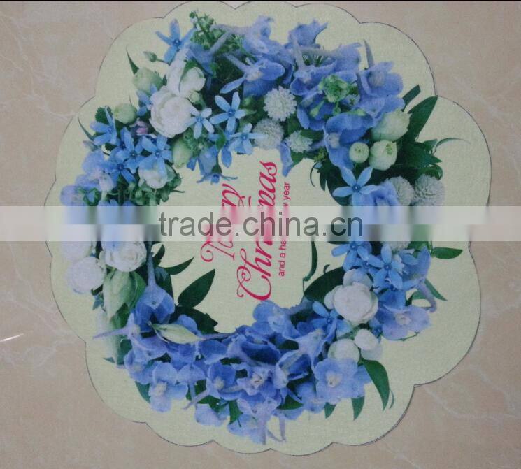 design printed felt mat