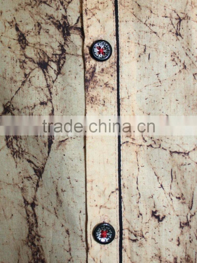 Yellow Party Wear Shirt