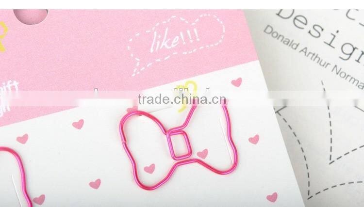 Bowknot shape planner paper clip customizable planner accessories