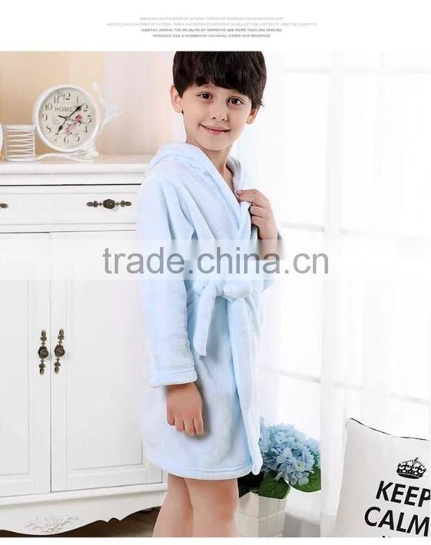 shaoxing cheap cotton bathrobe for child