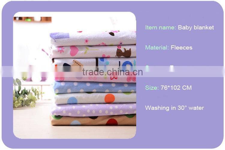 Warm fleeces Spring & Autumn baby blanket