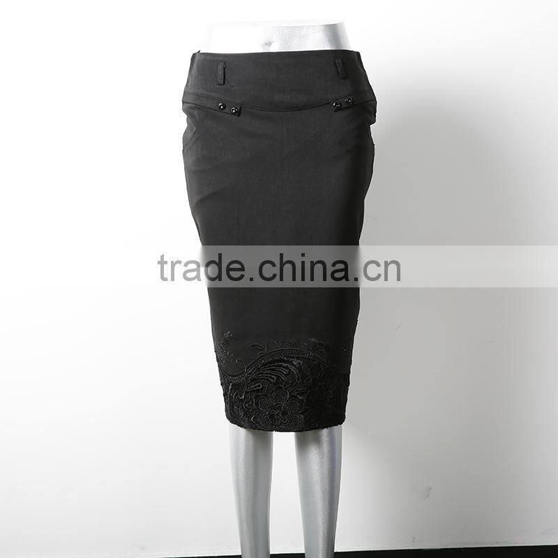 YILEYA new fashion design elastic design ladies knit skirt
