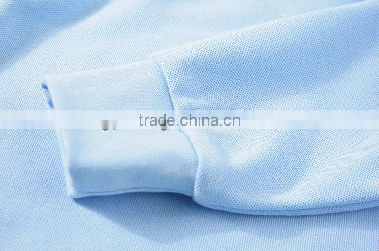 Hotsale OEM Colorful bamboo long sleeves polo / comfort colors polo tshirts T13327-10