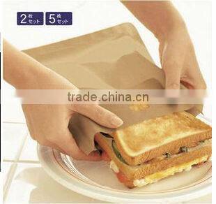 Hot Product In Japanese Toaster Bag Coated with PTFE for Toasting Bread or Sandwich