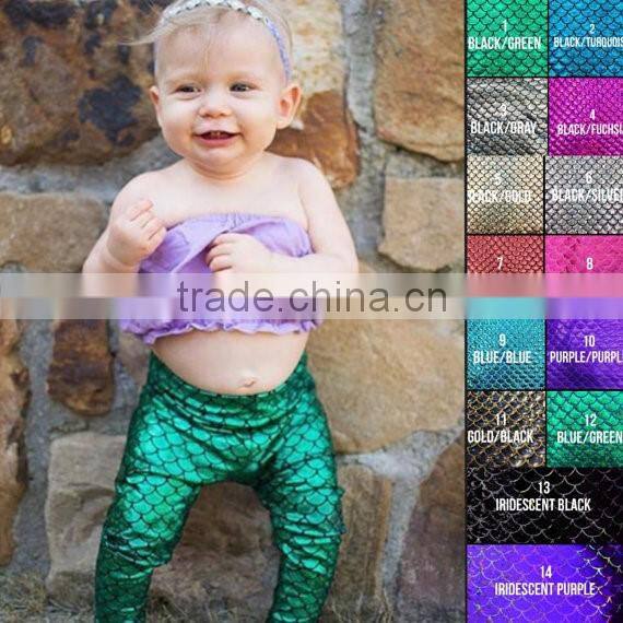 2017 the most fashionable baby mermaid pants for the girls