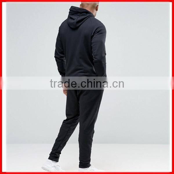 Mens Modern Latest Design Tracksuit Set In Black Wholesale Plain Jogging Suit High Quality Tracksuits