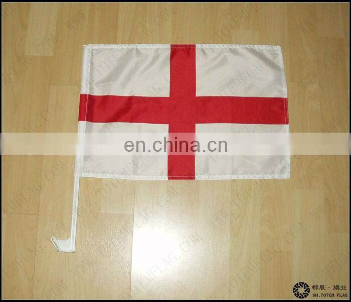 12*18 Inches England Car Flag with 18 Inches Flagpole