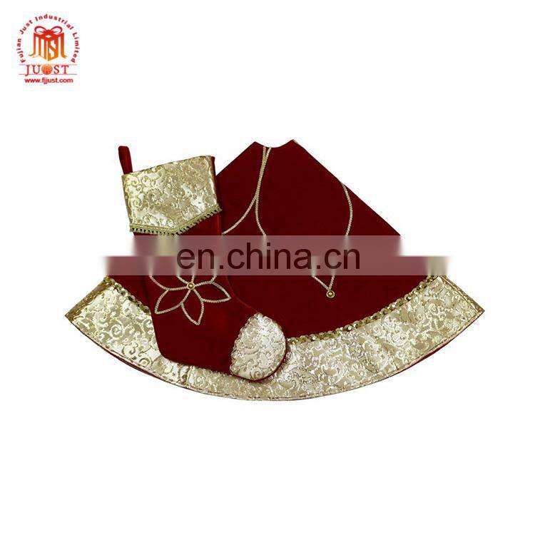 Winter Holiday Festival Decoration Purple Tree Skirt