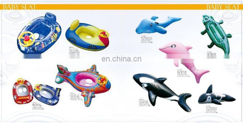 ICTI Approved Professional Adult and Kids Promotional Summer beach and pool toys Inflatable baby swim float seat