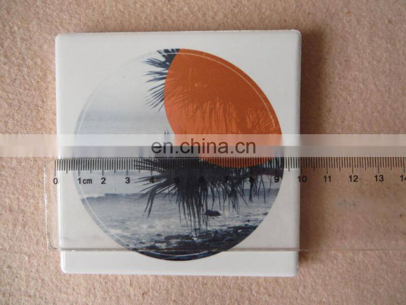 Econogical ceramic beer coasters,China wholesale ceramic car coaster