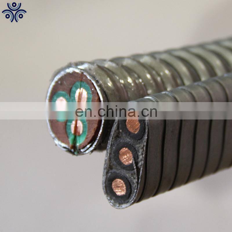 ESP Cable Galvanize Armored Submersible Pump Cable