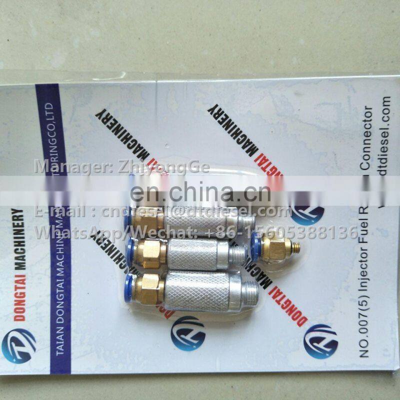 NO.007(5) Injector Fuel Return Connector for Diesel injector test bench